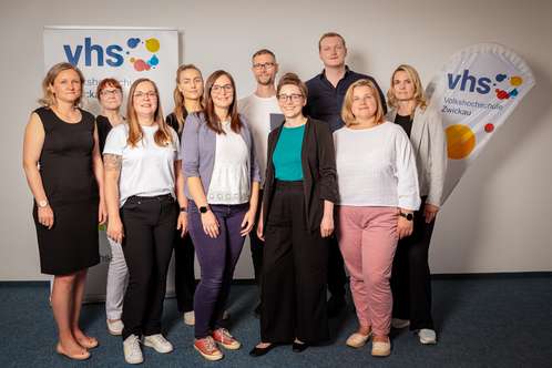 Team der vhs Zwickau