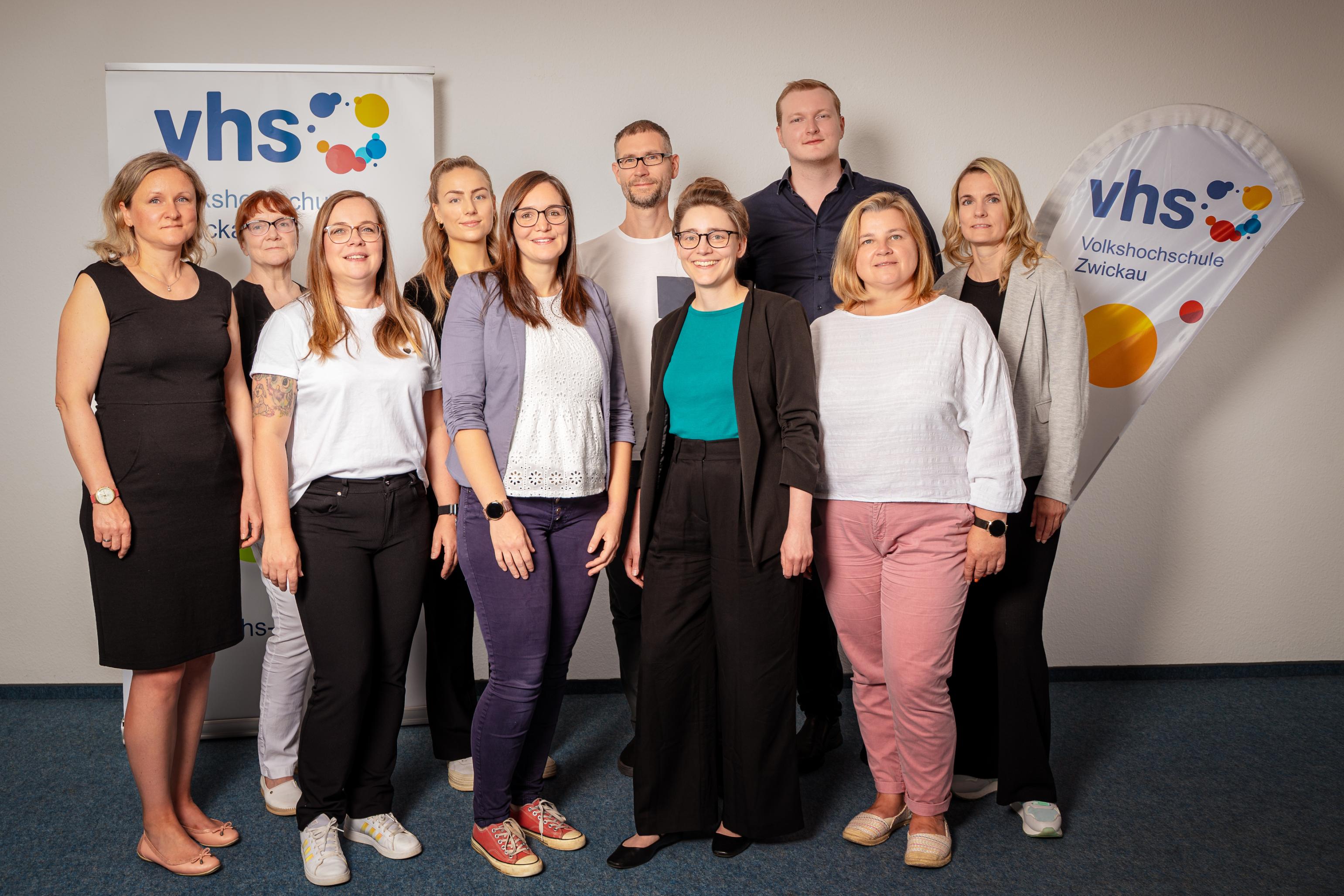 Team der vhs Zwickau
